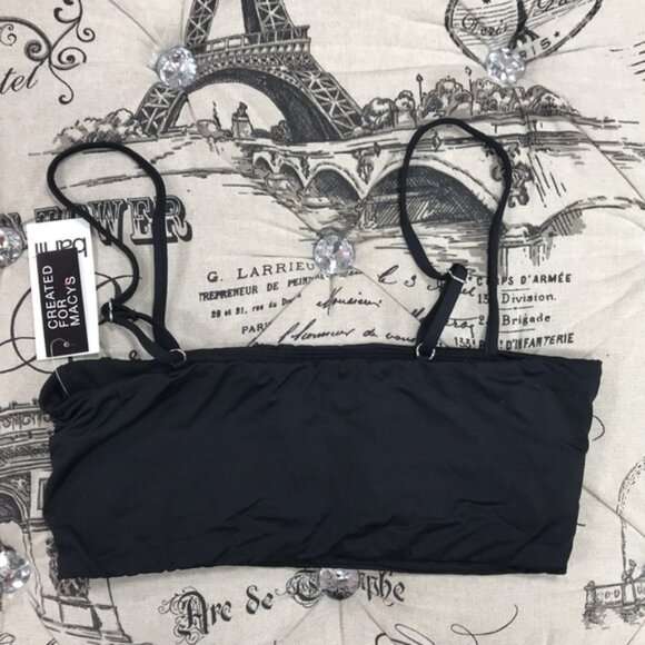 Bar III Nailhead Embellished Bikini Swim Top - Picture 5 of 5